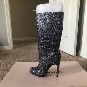 justfab glitter boots